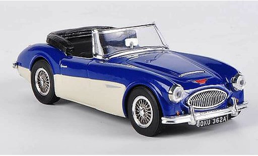 Austin Healey 3000 roadster 1/43 Vitesse offen Ozean blau/ivory modellautos