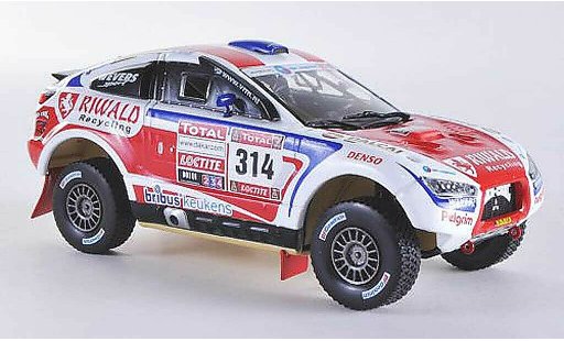 Mitsubishi Racing Lancer Base 1/43 Vitesse No.314 B.ten Brinke / M.Baumel Rally Dakar 2012 modellautos