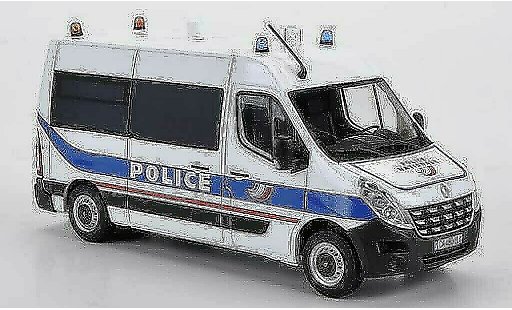 Renault Master Base 1/43 Eligor Police Nationale 2010 modellautos
