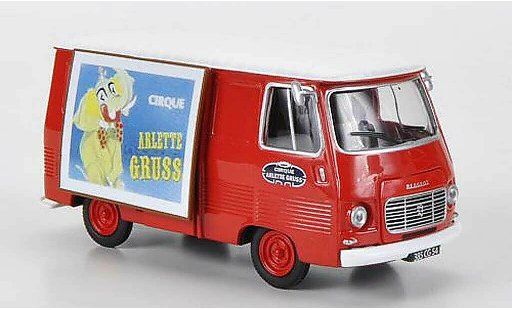 Peugeot J7 Base 1/43 Eligor Zirkus Arlette Gruss modellautos