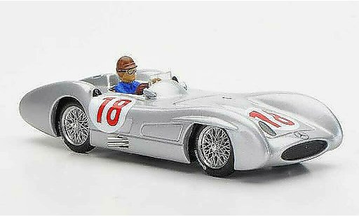 Mercedes W 196 Base 1/43 Brumm C No.18 J.M.Fangio GP Italien 1955 modellautos