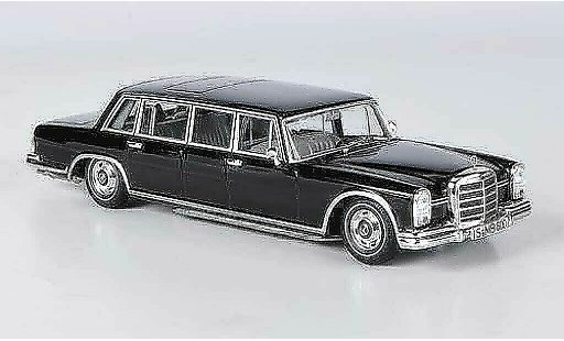 Mercedes 600 Pullman 1/43 WhiteBox schwarz 1963 modellautos
