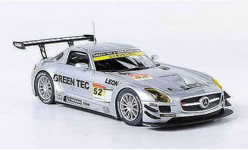 Mercedes SLS GT3 1/43 Ebbro AMG No.52 Green Tec & Leon Super GT300 2012 H.Takeuchi/H.Kurosawa modellautos