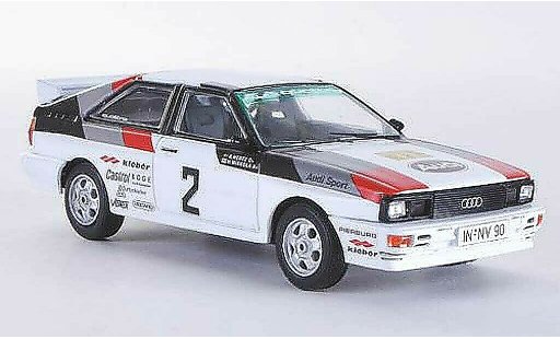 Audi Quattro rallye 1/43 Vanguards No.2 H.Mikkola / A.Hertz Rally Schweden 1981 modellautos