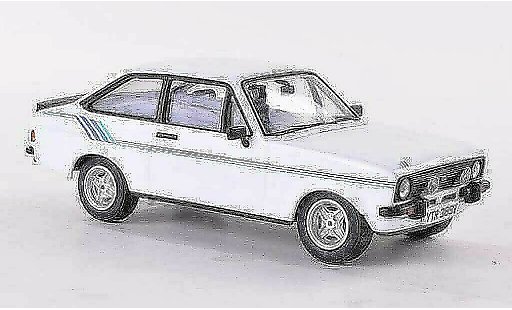 Ford Escort Harrier 1/43 Vanguards white/blau RHD modellautos