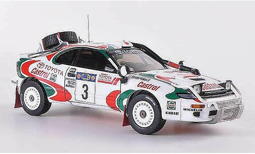 Toyota Celica Turbo 1/43 HPI 4WD No.3 Castrol Y.Fujimoto / A.Hertz Safari Rally 1995 modellautos