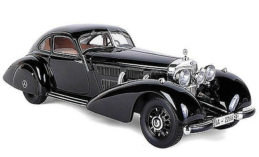 Mercedes 540 K Base 1/18 BoS Models Autobahn-Kurier schwarz limitierte Auflage 2.000 st&Atilde;&frac14;ck 1935 modellautos