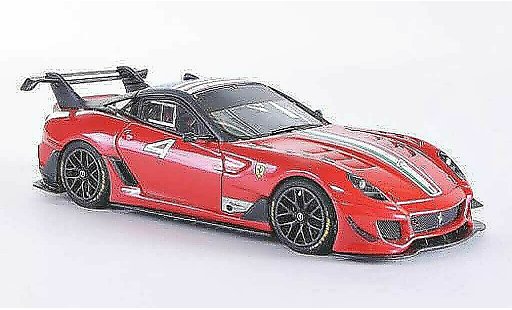 Ferrari 599 XX 1/43 Look Smart EVO No.4 rot F1 2009 mit Trikolore und US-Flagge modellautos
