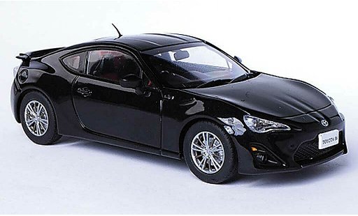 Toyota 86 2012 1/43 Ebbro schwarz RHD modellautos