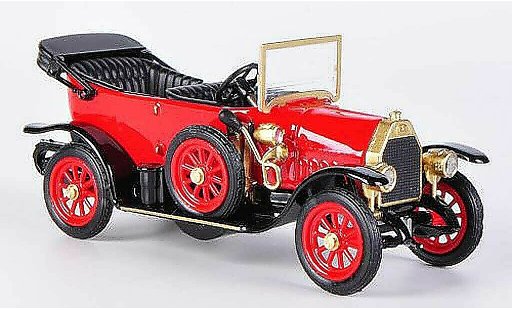 Fiat Zero Cabriolet 1/43 Rio Cabrio rot/schwarz 1914 modellautos