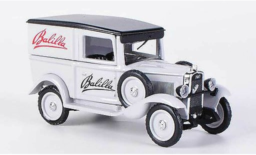 Fiat 508 Furgone 1/43 Rio Kasten Werbefahrzeug mit Plakatwand und Figur modellautos
