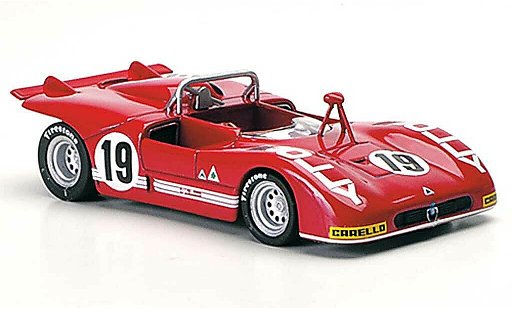 Alfa Romeo 33.3 prototipo 1/43 M4 1972 No.19 Zeccoli / Alberti Interlagos 1972 modellautos