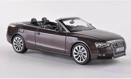 Audi A5 cabriolet 1/43 Norev Cabrio braun 2012 modellautos