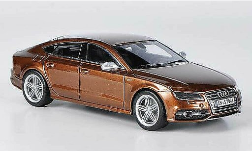 Audi S7 sportback 1/43 Schuco braun 2011 modellautos