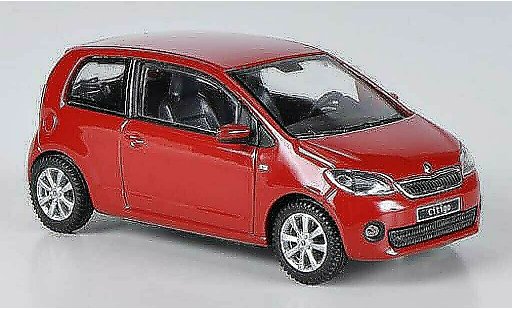 Skoda Citigo 3 portes 1/43 Abrex rot 3-Turer 2012 modellautos