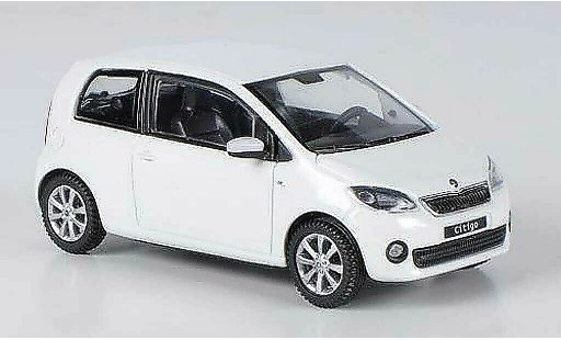 Skoda Citigo 3 portes 1/43 Abrex weiss 3- 2012 modellautos