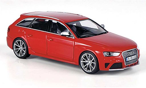Audi RS4 avant 1/43 Minichamps (Typ B8) rot 2012 modellautos