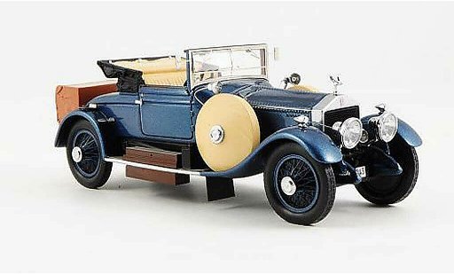 Rolls Royce Silver Ghost Doctor's Coupe 1/43 Neo Dansk (49RE) blau RHD offenes Verdeck 1920 modellautos
