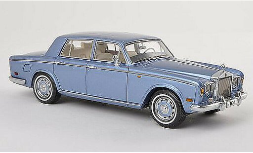 Rolls Royce Silver Shadow Base 1/43 Neo -blau LHD limitee edition 300 piece 1974 modellautos