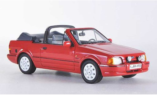 Ford Escort Cabriolet 1/43 Neo MkIV Cabrio rot 1986 modellautos