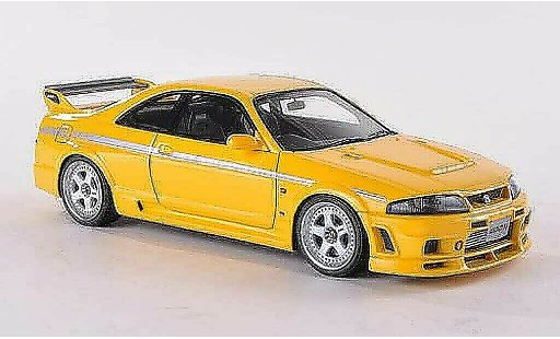 Nissan Skyline R33 1/43 HPI Nismo 400R gelb RHD modellautos