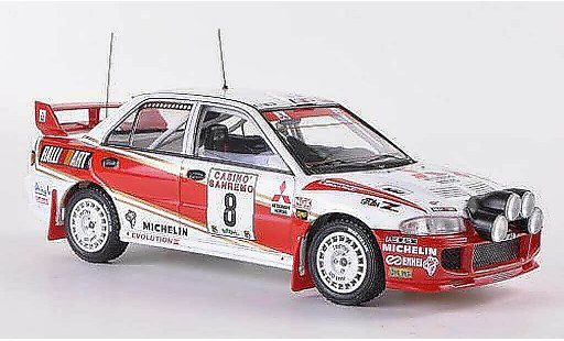 Mitsubishi Lancer Evolution III 1/43 HPI No.8 RalliArt D.Auriol / D.Giraudet Rally Sanremo 1996 modellautos