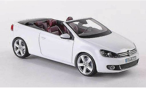 Volkswagen Golf Cabriolet 1/43 Schuco Cabrio weiss modellautos