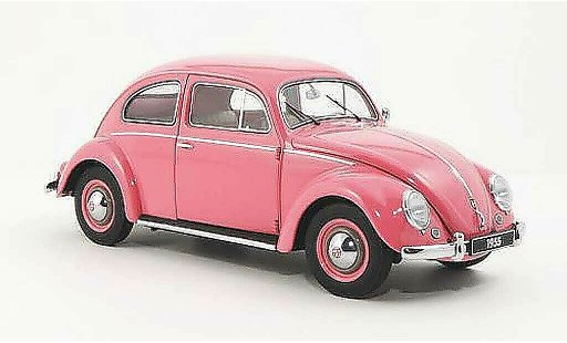 Volkswagen Kafer Base 1/18 Autoart pink 1955 modellautos