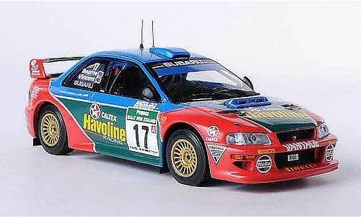 Subaru Impreza WRC 1/43 IXO No.17 Team P.Bourne / G.Vincent Rally Neuseeland 2000 modellautos