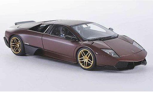 Lamborghini Murcielago LP670-4 1/43 Look Smart SV Fixed Wing mattbraun modellautos