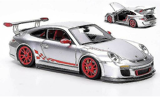 Porsche 911 GT3 RS 1/43 FrontiArt 2010 grau/rot modellautos