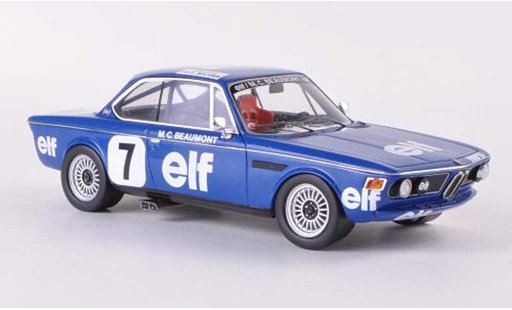 Bmw 3.0 CSL 1/43 Spark No.7 Elf Championnat de France Production 1976 M.C.Beaumont modellautos