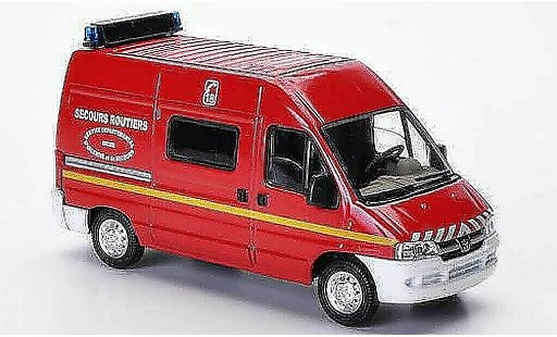 Peugeot Boxer Base 1/43 Solido Secours Routiers - Indre (F) modellautos