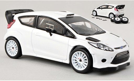 Ford Fiesta WRC 1/43 IXO weiss Plain Body Version 2009 modellautos