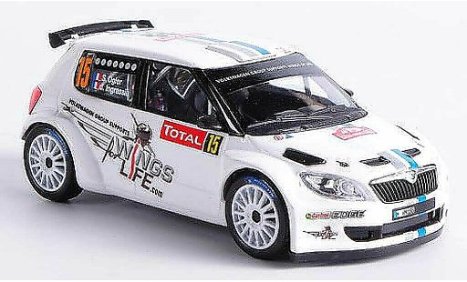 Skoda Fabia S2000 1/43 Abrex No.15 S.Ogier / J.Ingrassia Rally Monte Carlo 2012 modellautos