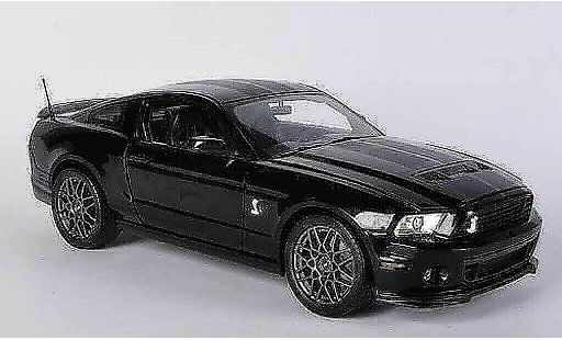 Shelby GT 500 2013 1/18 Shelby Collectibles schwarz/mattschwarz modellautos