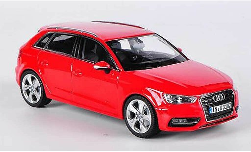 Audi A3 sportback 1/43 Schuco rot 2012 modellautos