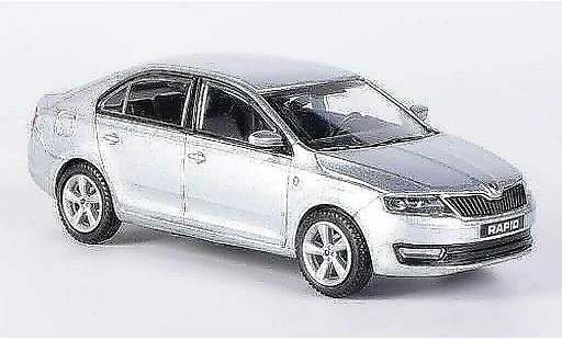 Skoda Rapid Base 1/43 Abrex graugrau 2012 modellautos