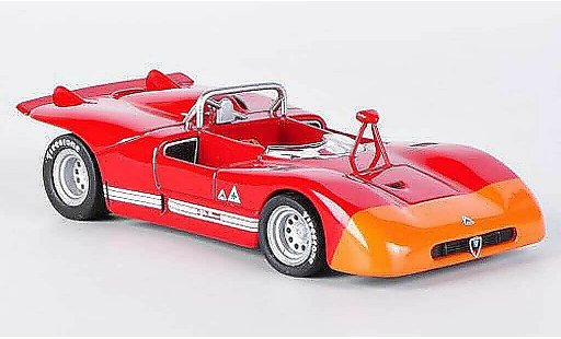 Alfa Romeo 33.3 prototipo 1/43 M4 1971 rot/orange modellautos