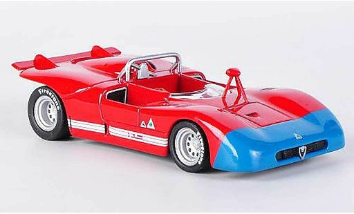 Alfa Romeo 33.3 prototipo 1/43 M4 1971 rot/blau modellautos