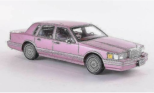 Lincoln Town Car 1990 1/43 American Excellence flieder limitierte Auflage 300 st&Atilde;&frac14;ck modellautos
