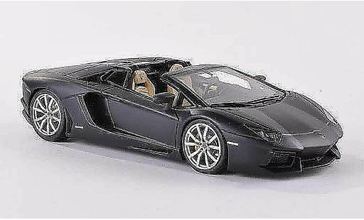 Lamborghini Aventador Roadster 1/43 Look Smart LP700-4 mattschwarz modellautos
