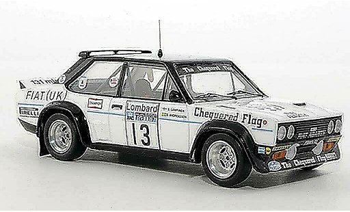 Fiat 131 Abarth 1/43 Trofeu No.13 Chequered Flag S.Andreasson / S.Lampinen RAC Rally gro&Atilde;�britannien 1977 modellautos