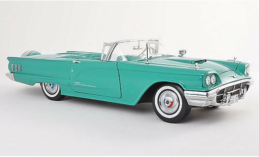 Ford Thunderbird Squarebird 1/18 Sun Star Cabrio schwarz-t&Atilde;&frac14;rkis modellautos