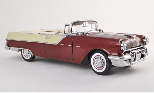 Pontiac Star Chief Convertible 1/18 Sun Star Cabrio weiss/schwarz-brun 1955 modellautos