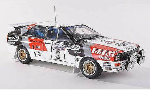 Audi Quattro a2 1/43 Sun Star No.3 Pirelli/BBS Rally Grande-Bretagne 1983 S. Blomqvist/B.Cederberg modellautos