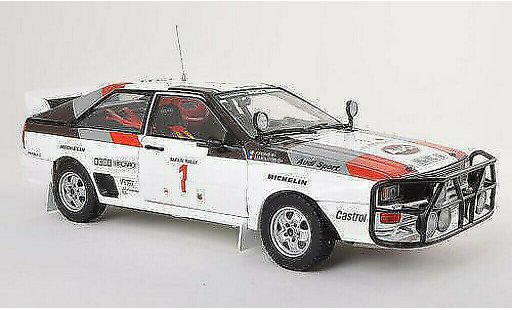 Audi Quattro a1 1/18 Sun Star No.1 Safari Rally 1983 M.Mouton/F.Pons modellautos