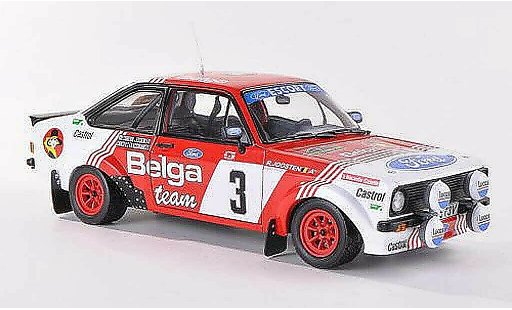 Ford Escort Rally 1/18 Sun Star 1800 No.3 Belga Bianchi 1982 modellautos
