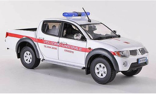 Mitsubishi L200 Base 1/43 Vitesse Polizia Municipale Grosseto Polizei (I) modellautos