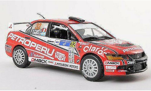 Mitsubishi Lancer Evolution IX 1/43 Vitesse No.32 Petroperu Rally Guanajuato Mexiko 2012 N.Fuchs/F.Mussano modellautos